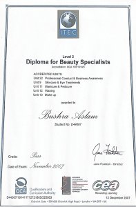 beauty specialist diploma