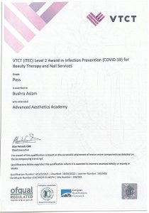 VTCT certification